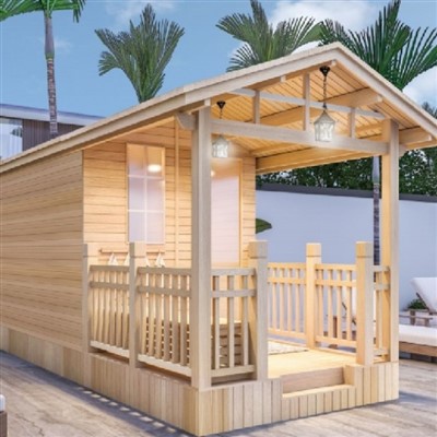 Инфрачервена сауна в задния двор