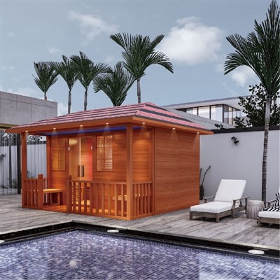 Луксозна сауна на открито